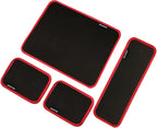 4PC Flexible Magnetic Tool Mat,3 Sizes Flexible Magnetic Tool Holder - Thin Profile Perfect for Toolbox Drawers - Tool Holder Conforms to Body Panels